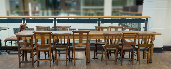 Restaurant Table, Empty Cafe Tables, Bar Terrace, Outdoor Restaurants, Outside Trattoria