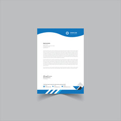 Modern business and corporate letterhead template