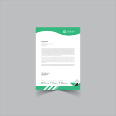 Modern business and corporate letterhead template
