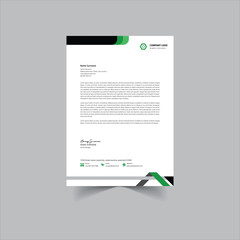 Modern business and corporate letterhead template