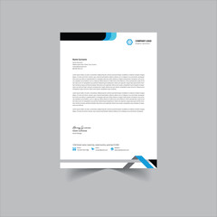 Modern business and corporate letterhead template