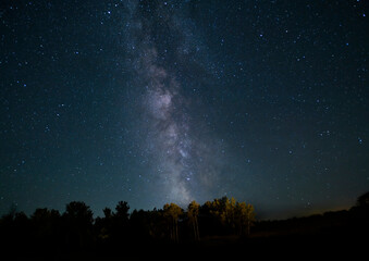Fototapeta na wymiar Milky Way August