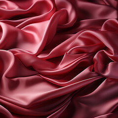 Obraz premium red satin fabric