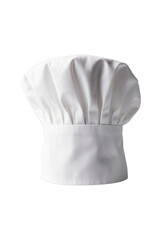 A perfect white chef / cook hat isolated on a transparent background