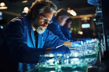 Scientist conducting experiments - stock photography concepts