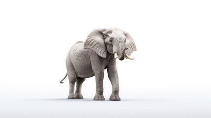 Obraz premium elephant on the isolated background