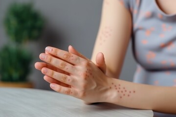 Hands allergy. Generate Ai