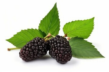 Organic mulberry. Generate Ai