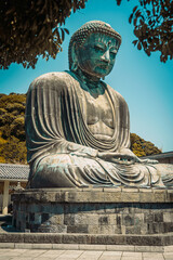 Statue of Amida Buddha in Japan, Kamakura.
Statua di Amida Buddha in Giappone.