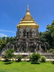 Fototapeta premium Wat Chiang Man in Chiang Mai, Thailand
