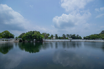 Dudh Talai lake in Udaipur, Rajasthan
