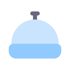 desk bell flat icon