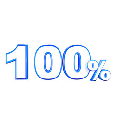 100 percentage blue color for sale discount 3d render