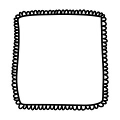 Doodle frame note cute 