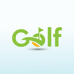 Design a golf logo for a world class golf coaching paradigm