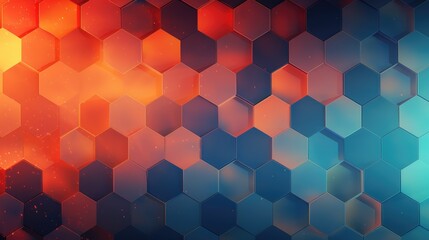 Abstract Background with Hexagons
