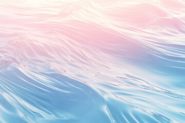 Soft pastel waves gently rippling on water, forming a tranquil love background Generative AI