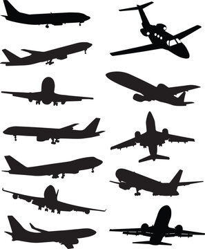 Airplane Silhouette Pack