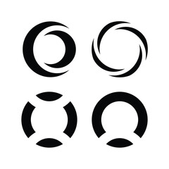 Abstract Circle Logo Icon Element Vector Template