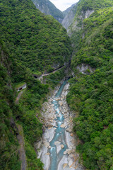 Fototapeta na wymiar Hualien taroko Gorge Liwu river