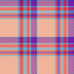 Plaid background tartan of check textile fabric with a pattern seamless vector texture.