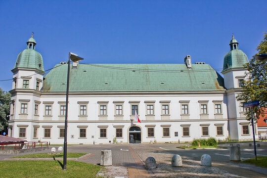 17th century Ujazd Palace in Warsaw, Poland