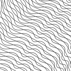 Straight and wavy lines form the texture.