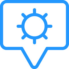 outline talk icon