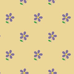 seamless pattern with flowers