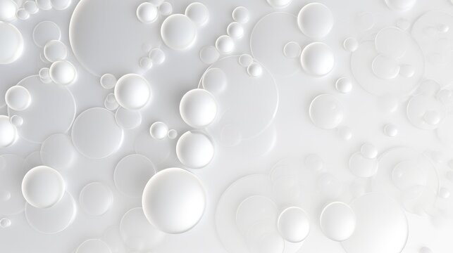 Silver Spots on White Background © Various Backgrounds