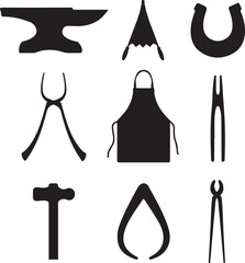Blacksmith Tools Vector Pack