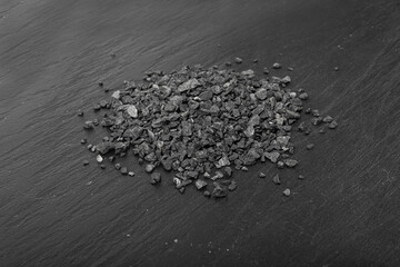 Gravel Pile, Grey Coarse Sand, Fine Granular Stones, Grit Sand, Small Grey Rock Texture