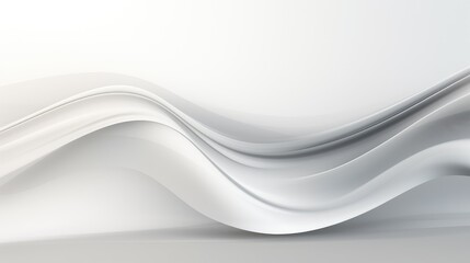 Fototapeta premium White background with smooth lines