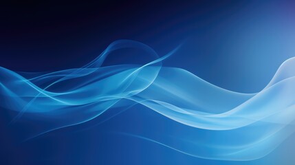 Smoky Lines Blue Background