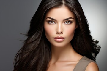 Fototapeta premium Stunning Beauty. A fictional character created by Generated AI