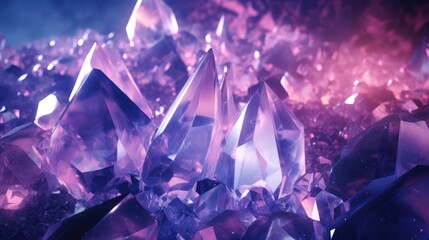 Energy Crystals Background