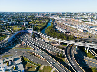 Bowen Hills Interchange in Brisbane Australia