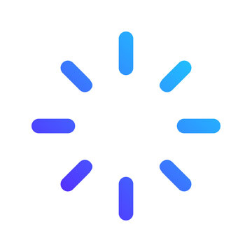 loading gradient fill icon