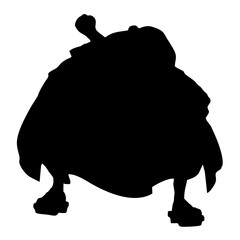 one of the characters in Japanese anime is big