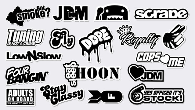 Car Tuning Stickers for Sale