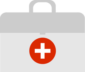Vector illustration of first aid kit icon