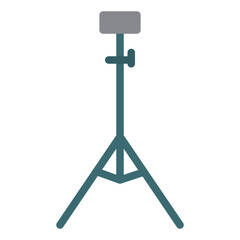 tripod icon flat style vector