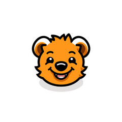 Hyena. Hyena hand-drawn comic illustration. Cute vector doodle style cartoon illustration.