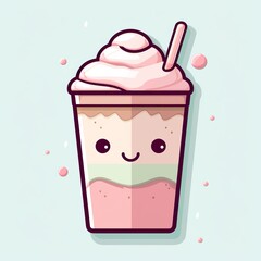 kawaii strawberry ice cream