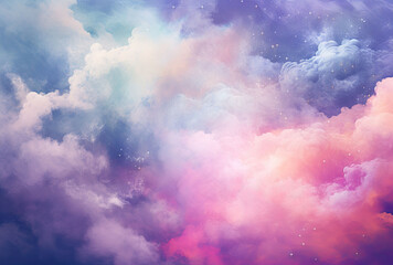 Fototapeta premium the image in the background is from the galaxy, like colorful smoke.