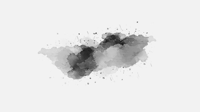 Abstract slow motion paint ink brush stroke transition splatter