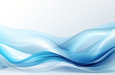 Abstract blue background for the screen, in the style of fine lines, delicate curves, soft mist, soft tonal shifts.