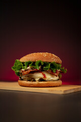 CHICKEN BURGUER PURPLE
