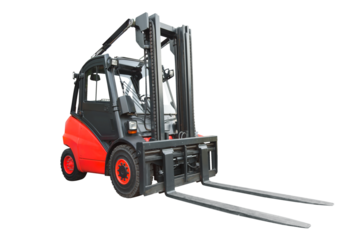 Powerful electric forklift 