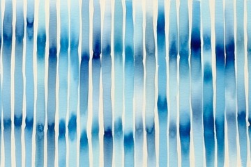 Watercolor Brush Strokes Аnd Dots Blue Color Watercolor Paper Texture Artificial Intelligence